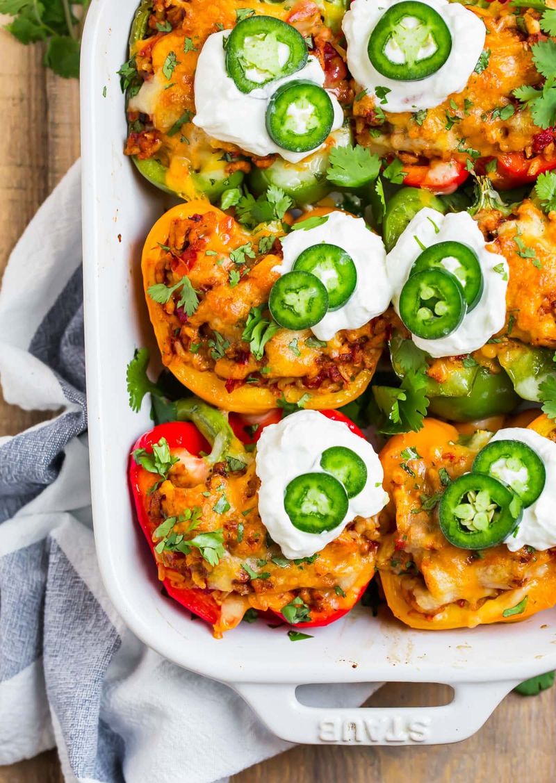 Cheesy Taco-Stuffed Peppers – Mexico