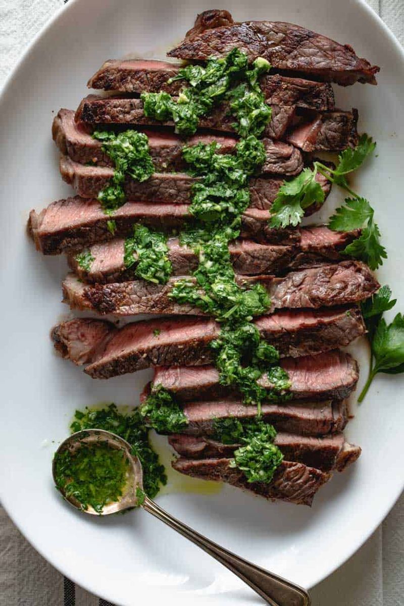 Chimichurri Steak With Grilled Veggies – Argentina