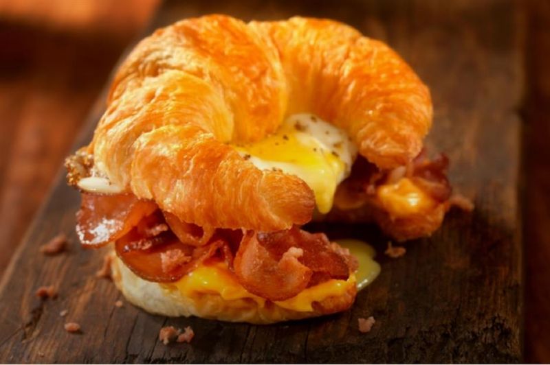 Truffle Mushroom Croissant-wich