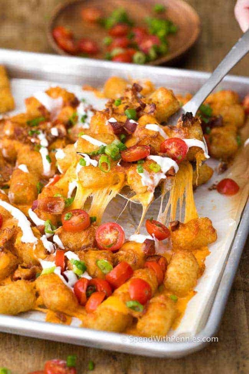 Loaded Tater Tot Nachos