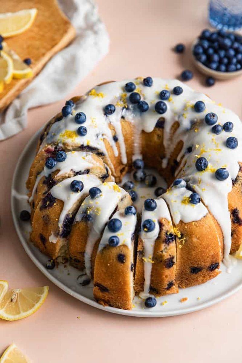 Blueberry Lemon Bundt Cake