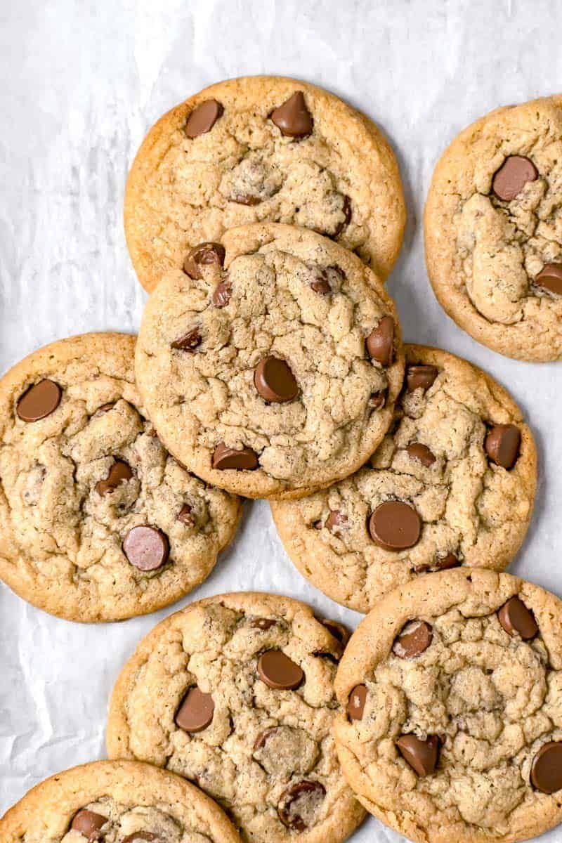 Tahini Chocolate Chip Cookies