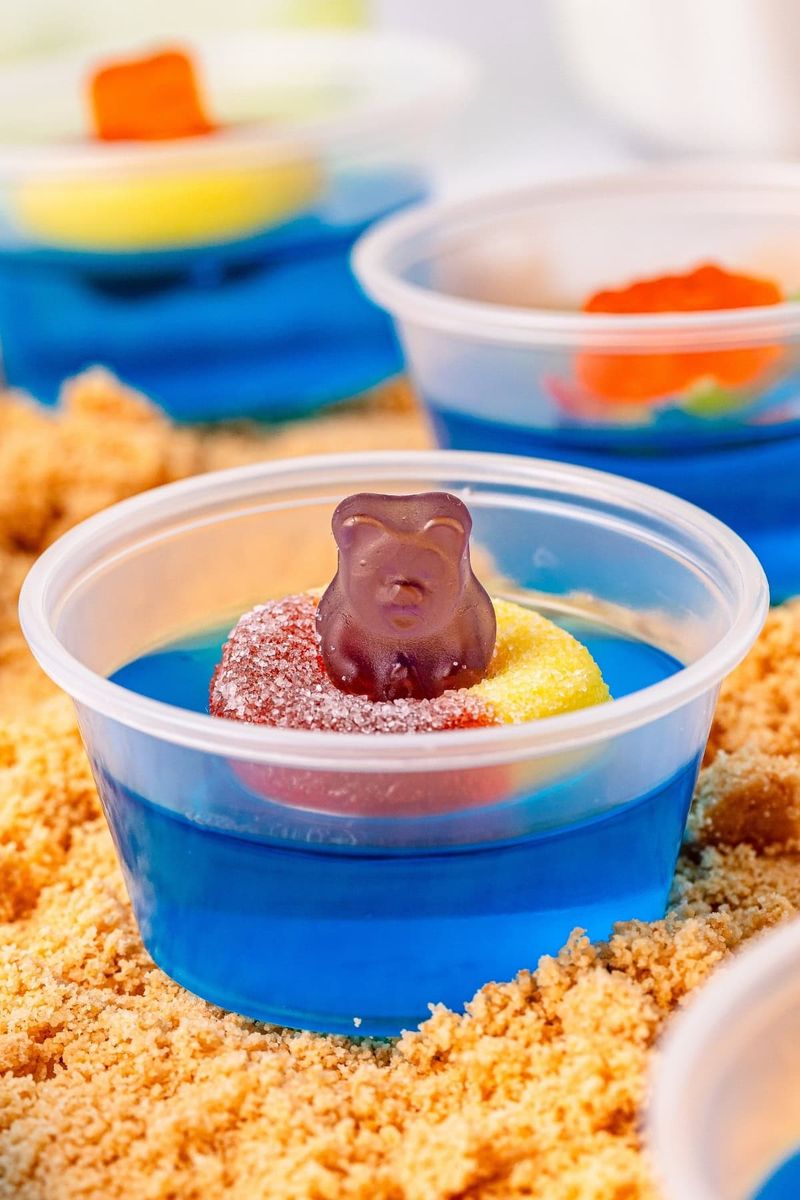 Ocean Water Gelatin Shots (Kid-Friendly)