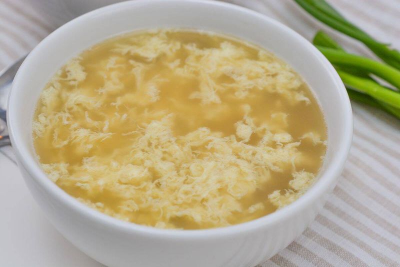 Bone Broth Egg Drop Soup