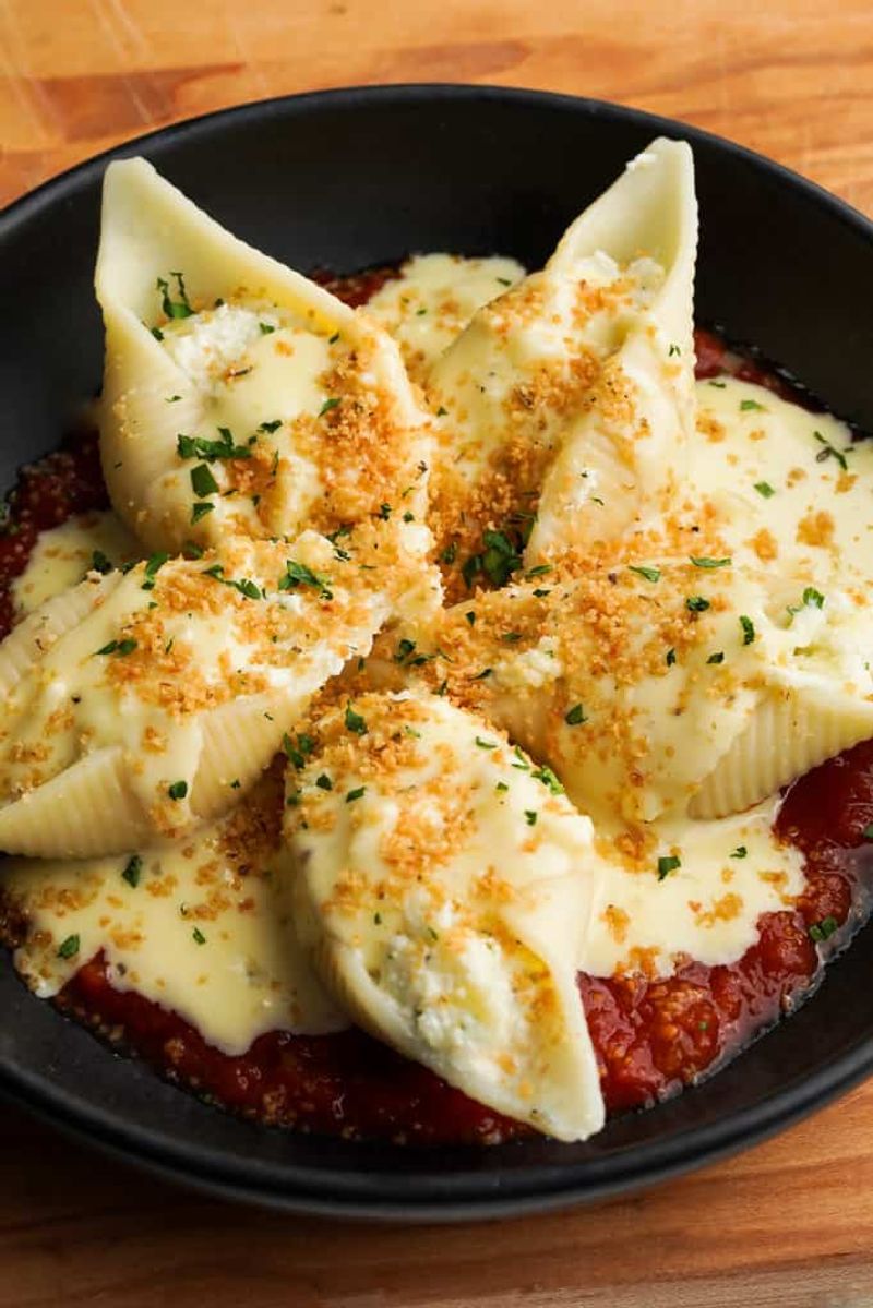 Giant Cheese Stuffed Shells
