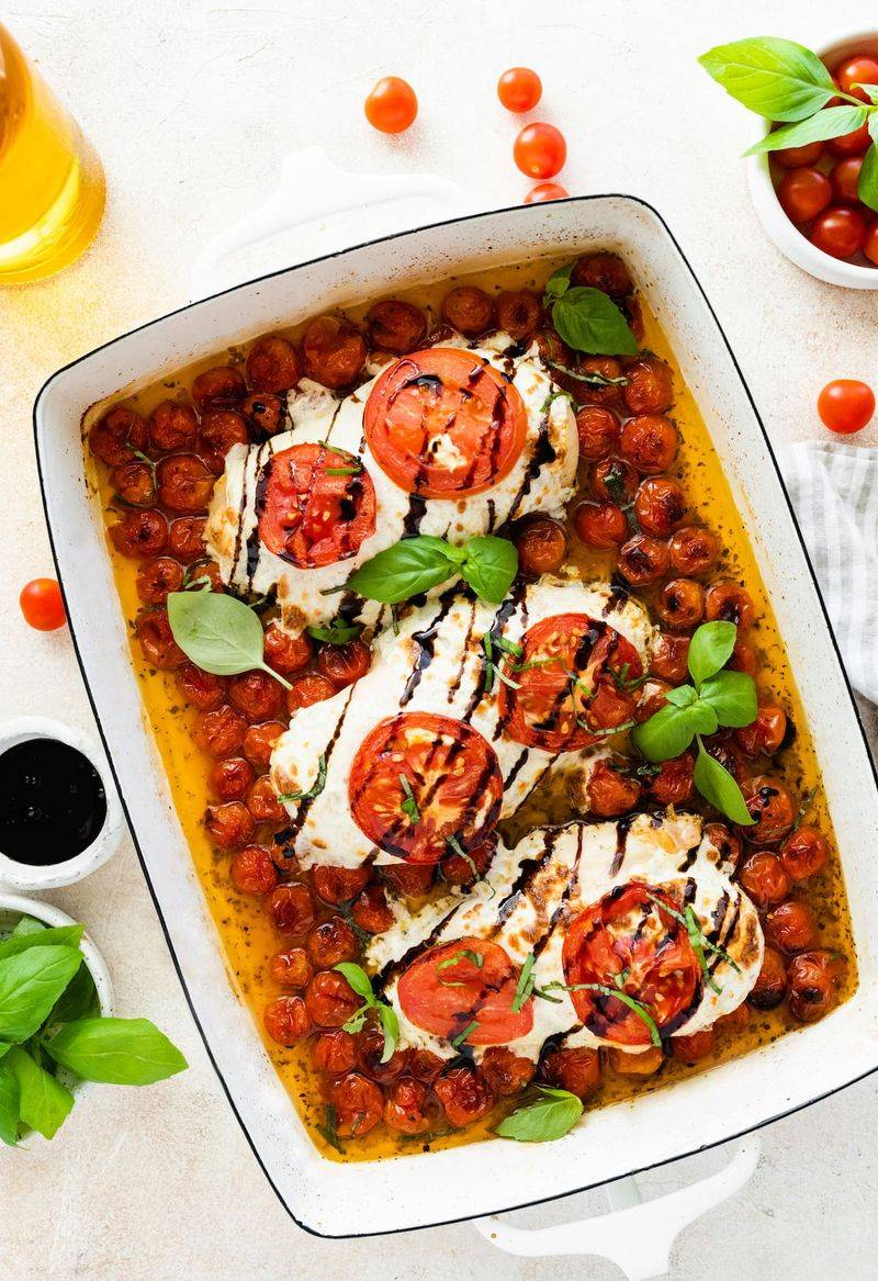 Caprese Stuffed Chicken Breast