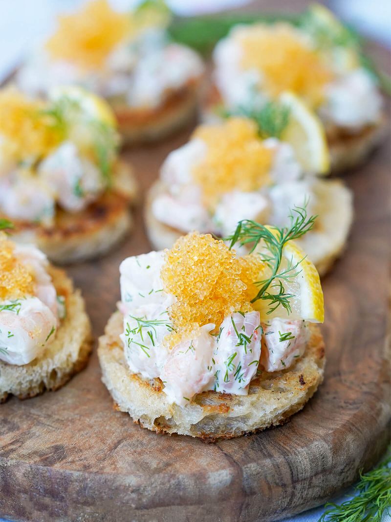 Shrimp & Dill Butter Boats