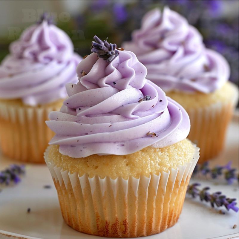 Vanilla Lavender Cupcakes