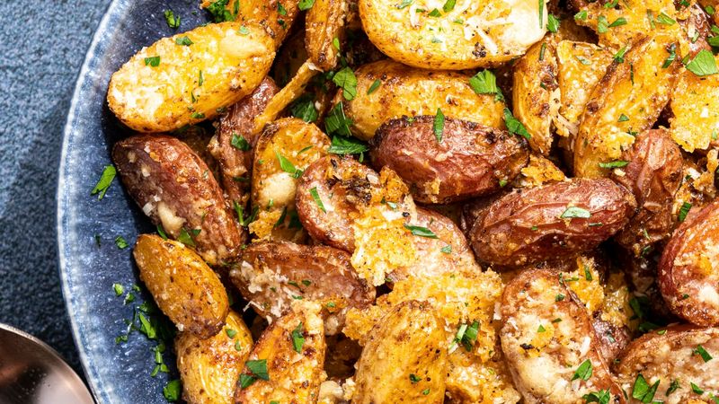 Crispy Parmesan Roasted Potatoes