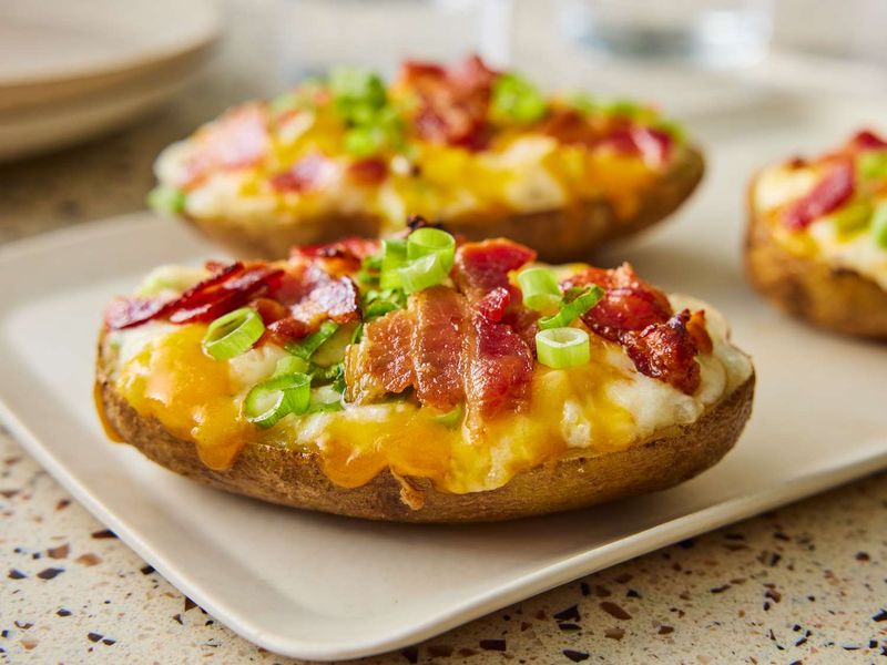 Baked Potato With All The Toppings