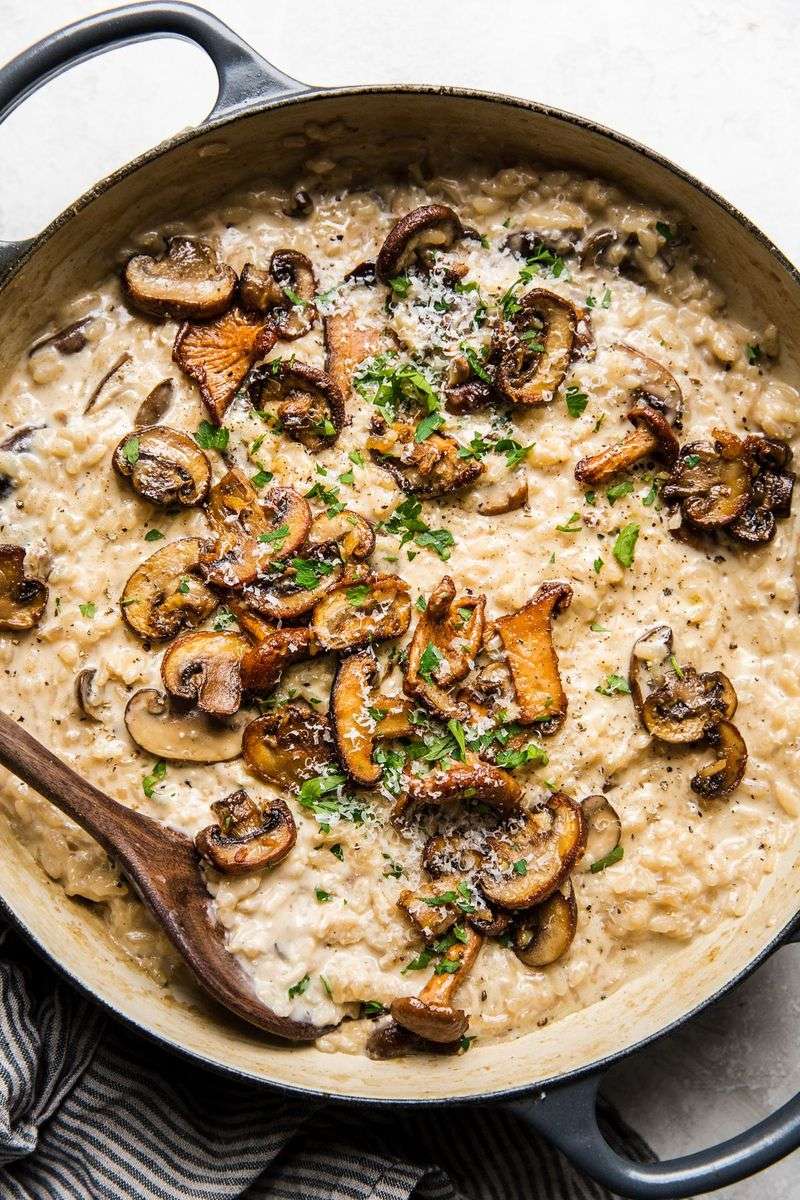 Mushroom And Thyme Risotto