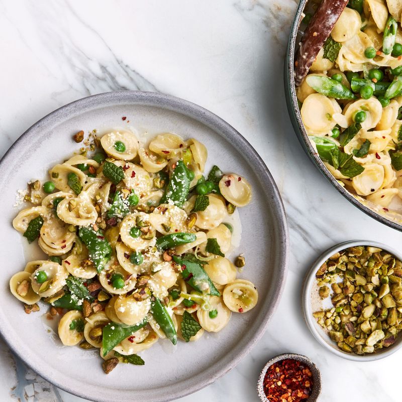 Pea and Mint Orecchiette