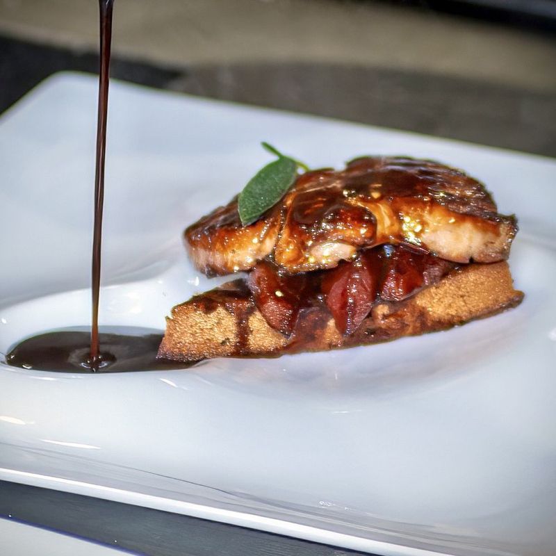 Crispy Duck Breast With Cherry Reduction