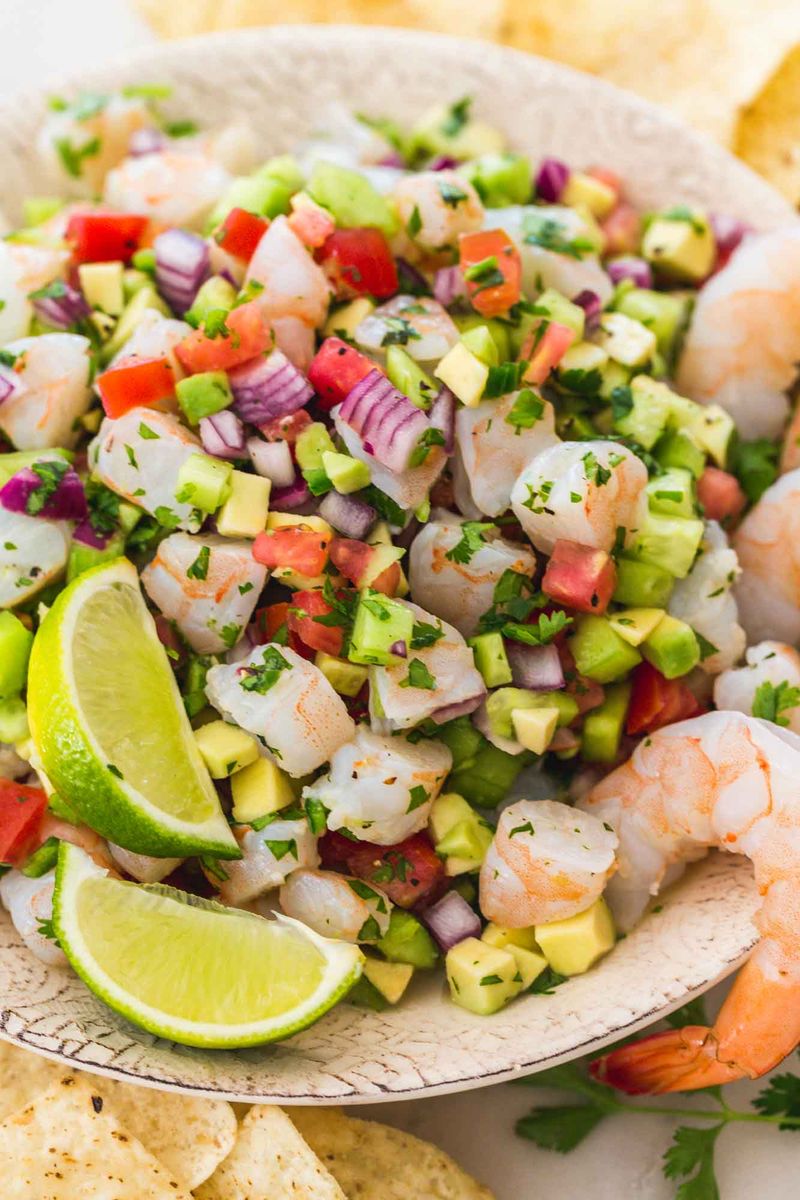 Shrimp Ceviche With Avocado
