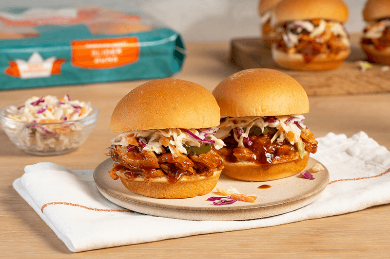 BBQ Pulled Chicken Sliders