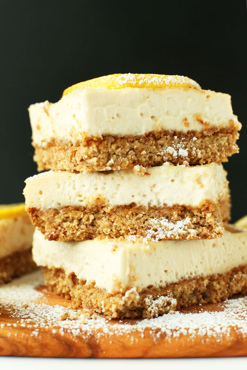 Vegan Lemon Coconut Cream Bars