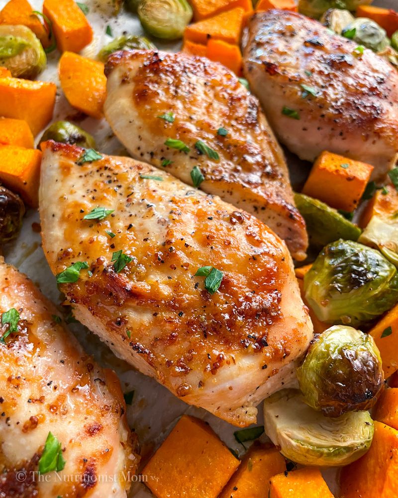 Sheet Pan Honey Mustard Chicken