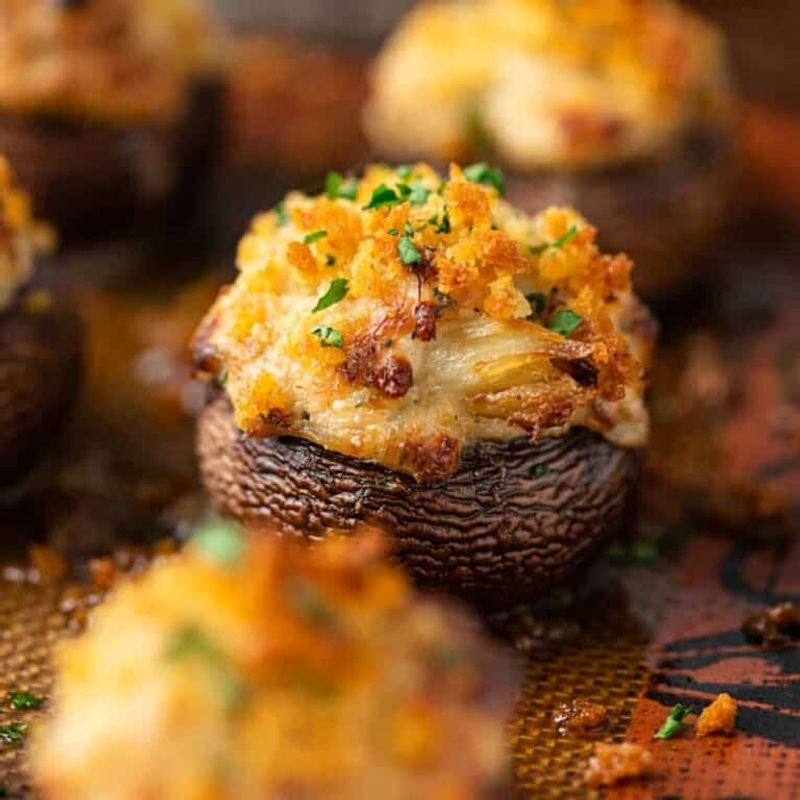 Crab-Stuffed Mushrooms