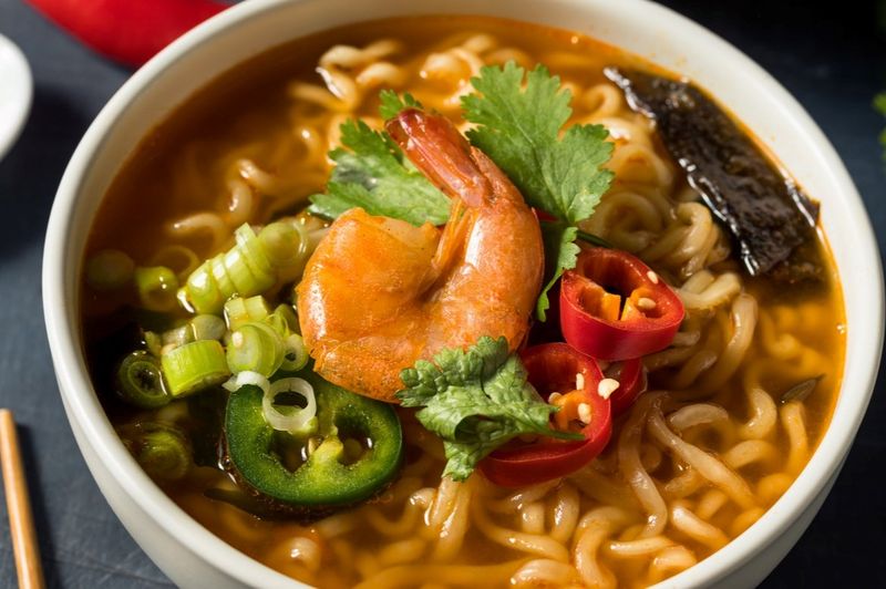 Spicy Shrimp Ramen Bowl