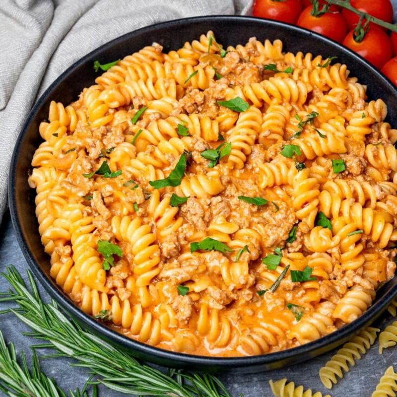 Turkey Pesto Pasta Bake