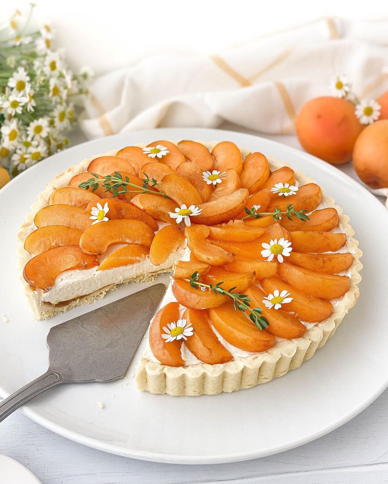 Honey Roasted Apricot Tart
