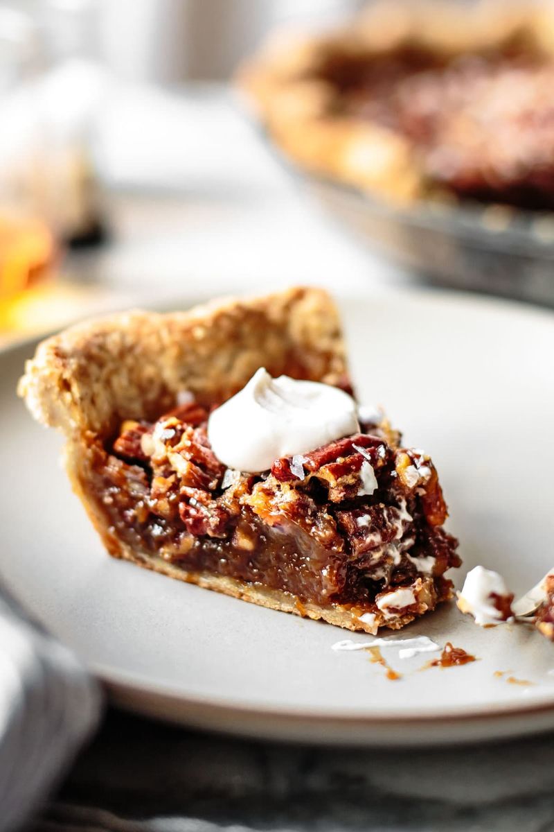 Maple Bourbon Pecan Cream Pie