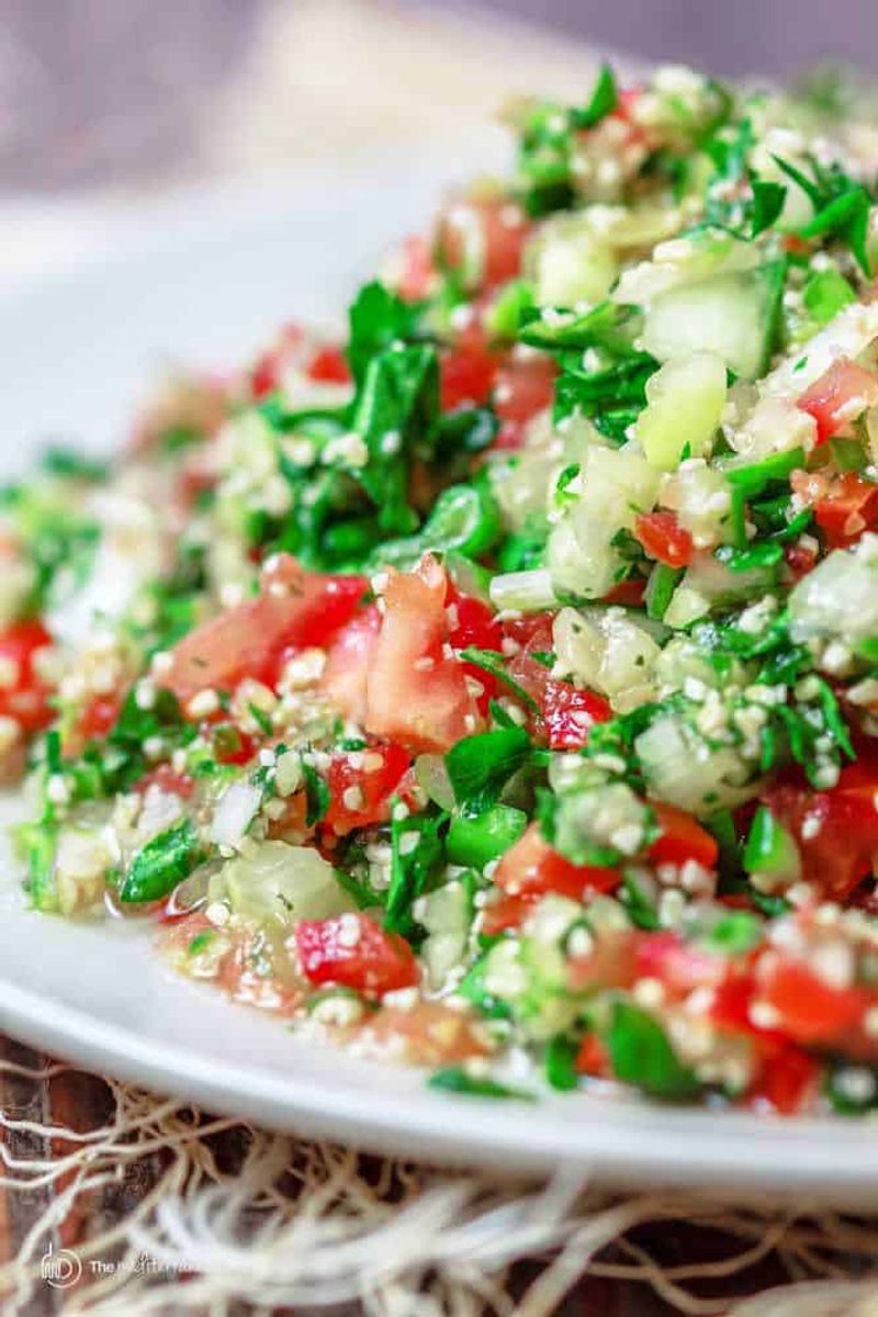 Classic Tabbouleh With Fresh Parsley