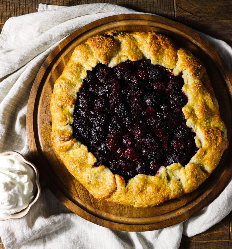Blackberry Lavender Galette