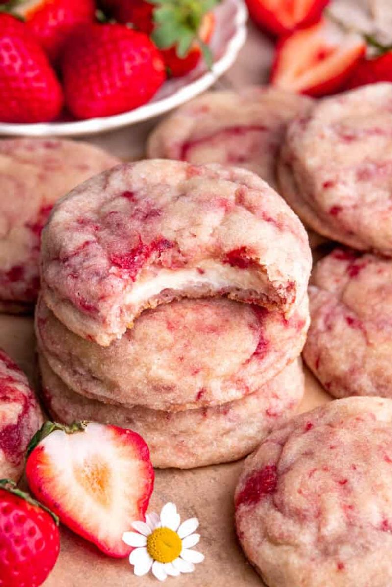 Strawberry Shortcake Cookies