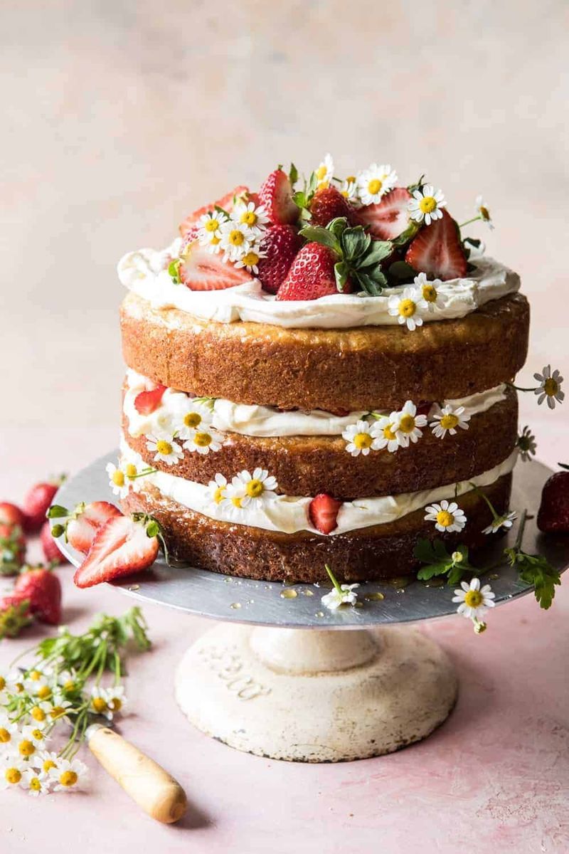 Strawberry Fields Forever Cake