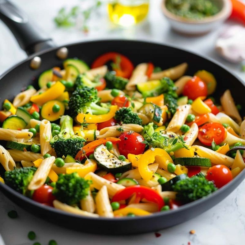 Spring Pesto Primavera With Whipped Ricotta