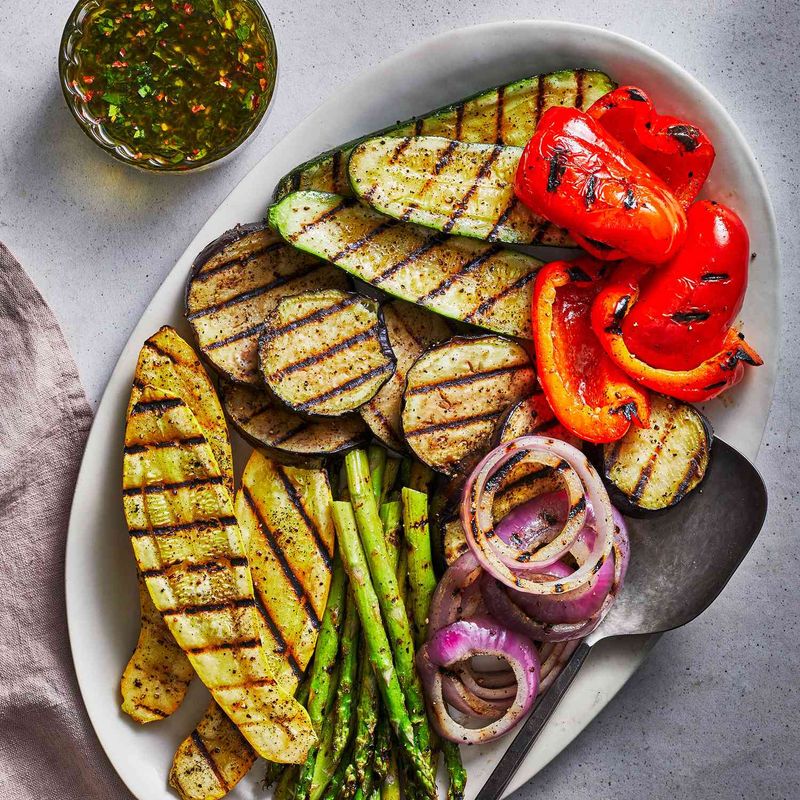 Olive Oil-Rubbed Grilled Vegetables