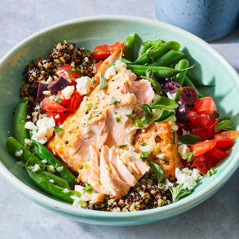 Salmon And Quinoa Power Plate