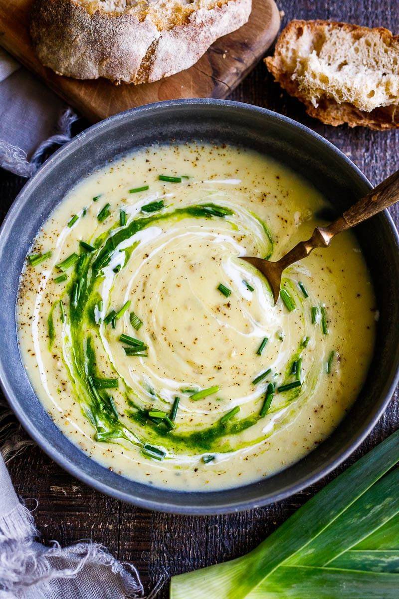 Creamy Potato Leek Soup