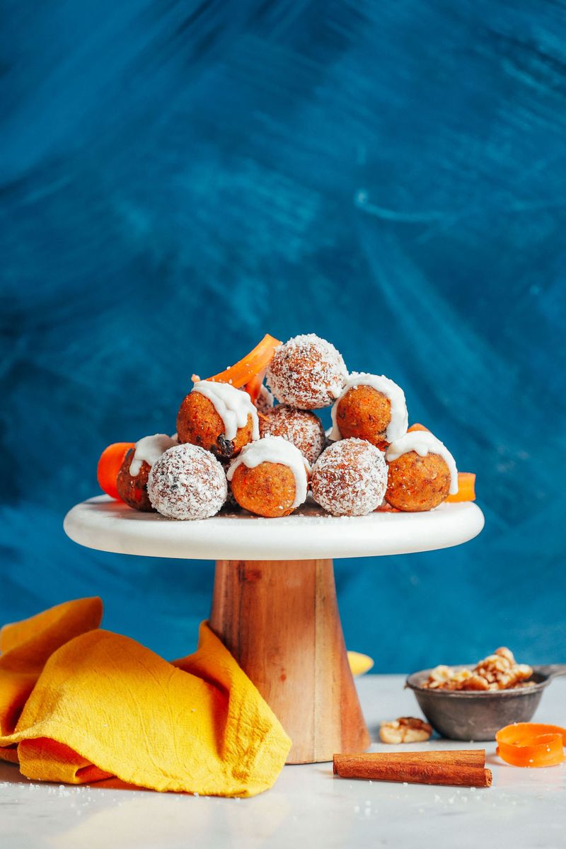 Soft Carrot Cake Bites