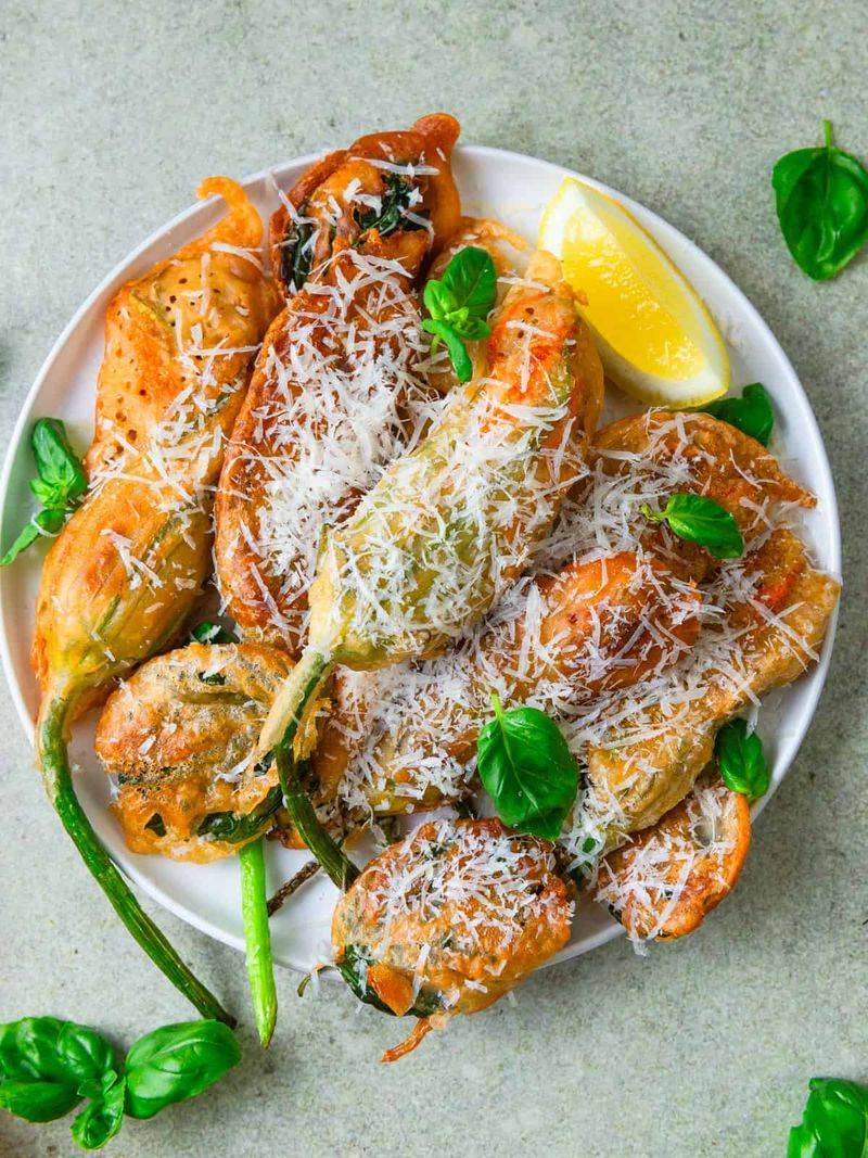 Fried Zucchini Blossoms
