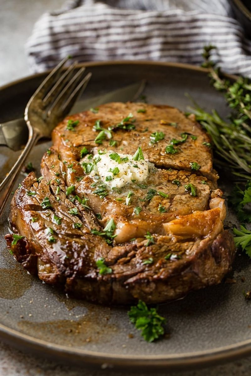 Garlic Butter Grilled Steak