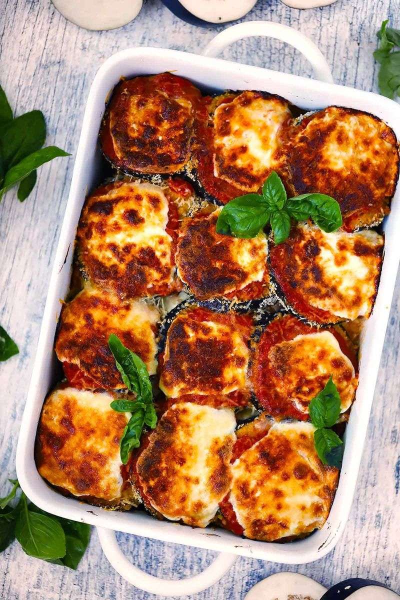 Eggplant Parmesan Bake