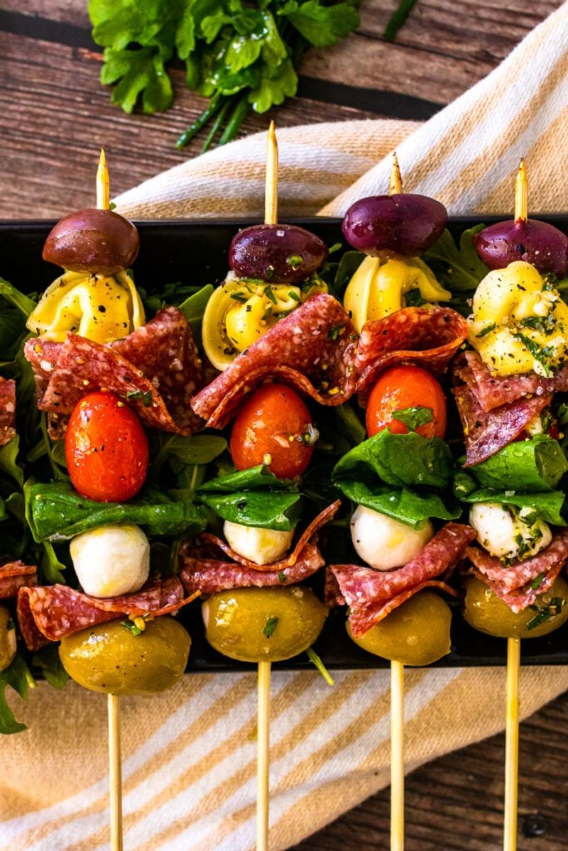 Antipasto Tortellini Skewers
