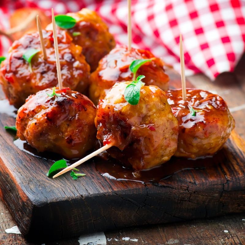 Swedish Meatball Skewers