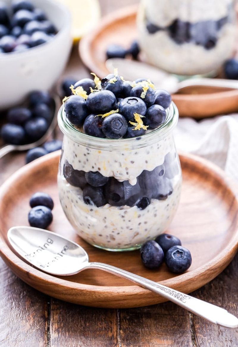 Blueberry Lemon Overnight Oats