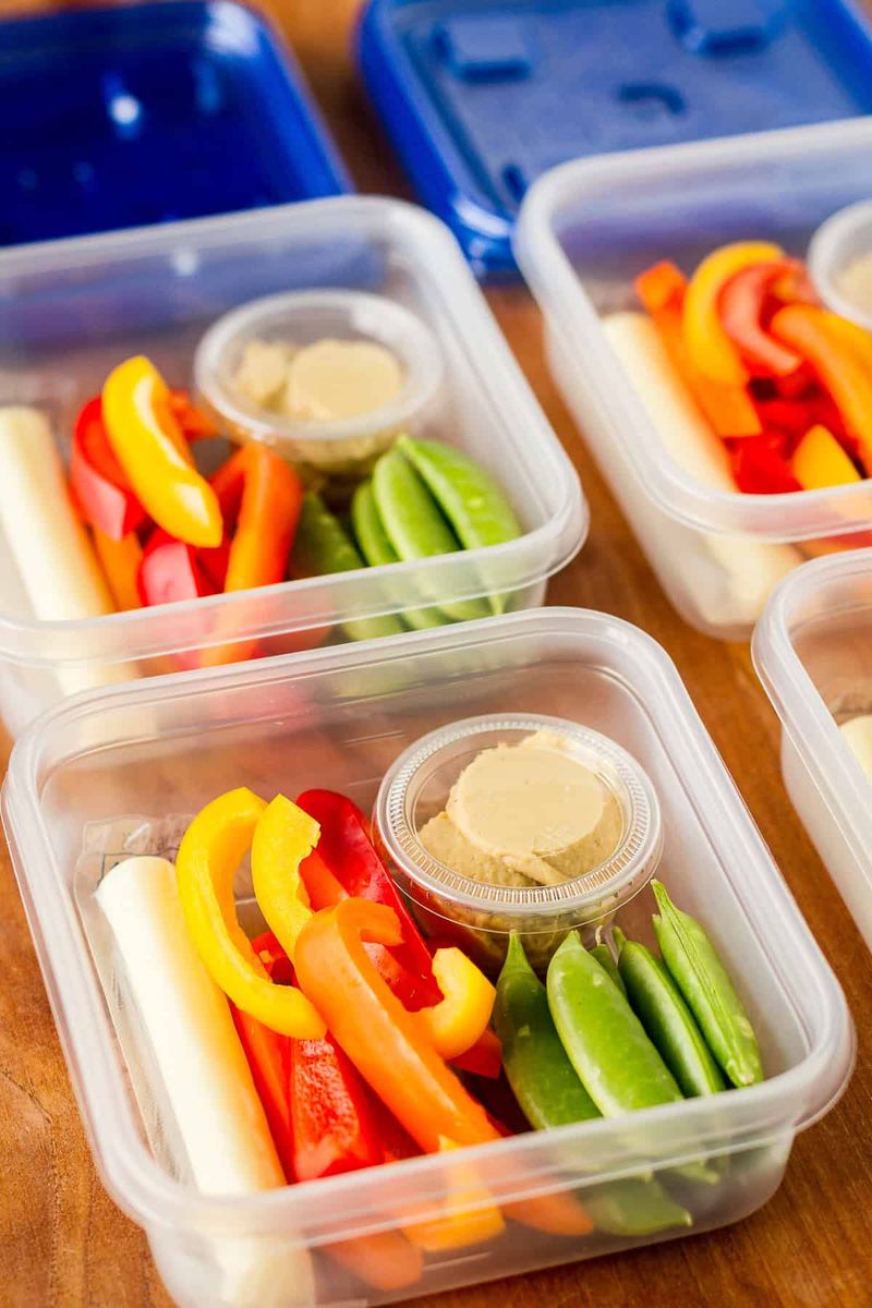 Veggie Sticks With Hummus