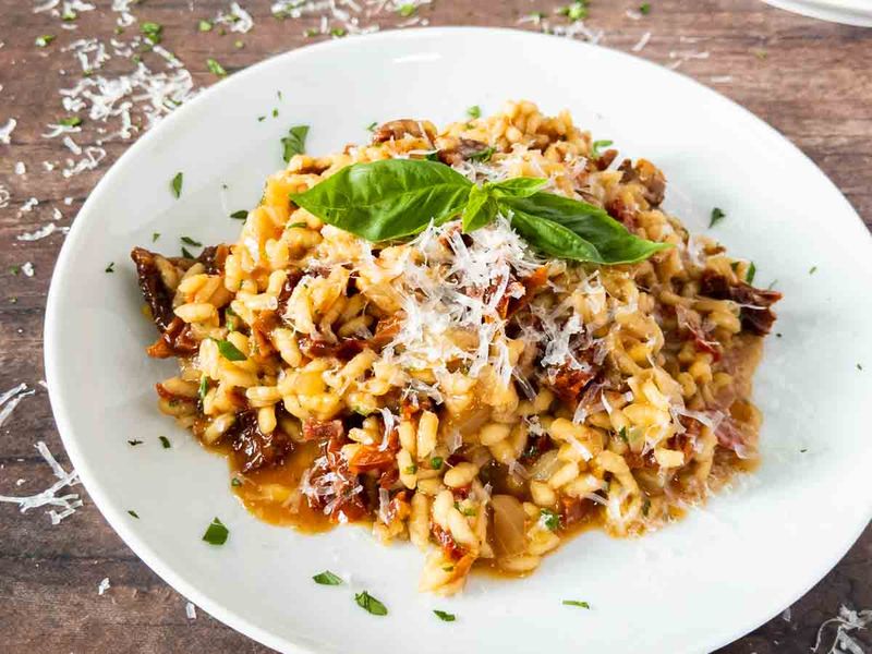Sun-Dried Tomato And Olive Risotto