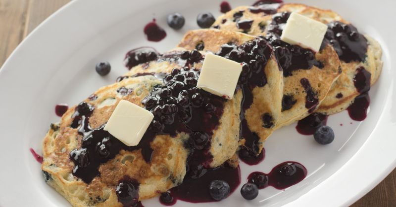 Maine's Wild Blueberry Pancakes