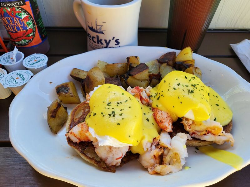 Maine: The Lobster Lover's Breakfast At Becky's Diner