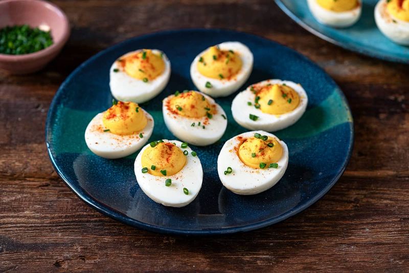 Greek Yogurt Deviled Eggs