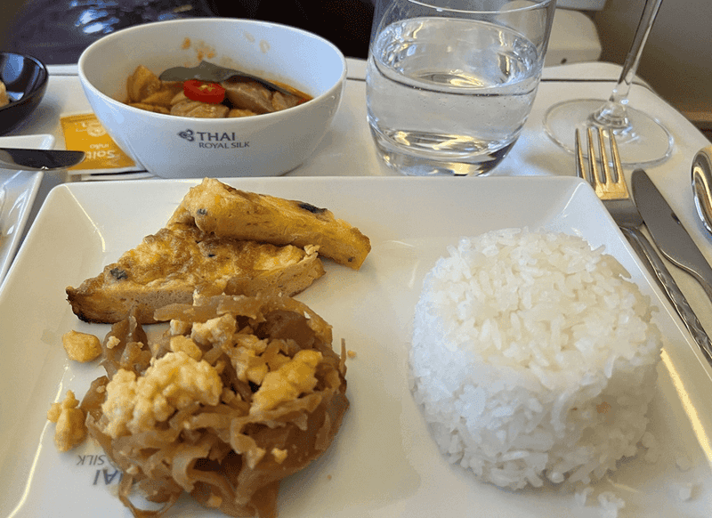 Thai Airways – Green Curry Chicken With Jasmine Rice