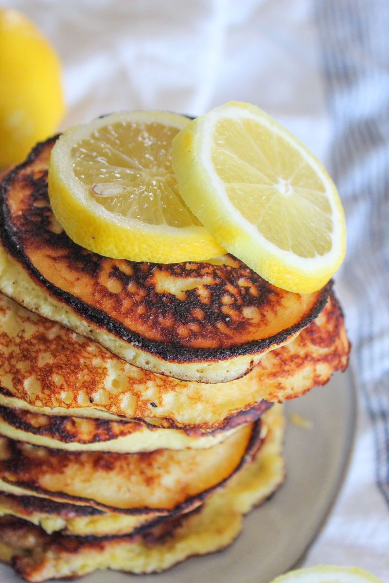 Savory-Sweet Lemon Ricotta Pancakes
