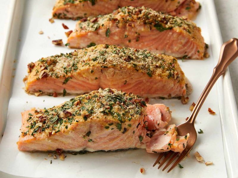 Onion-Crusted Salmon