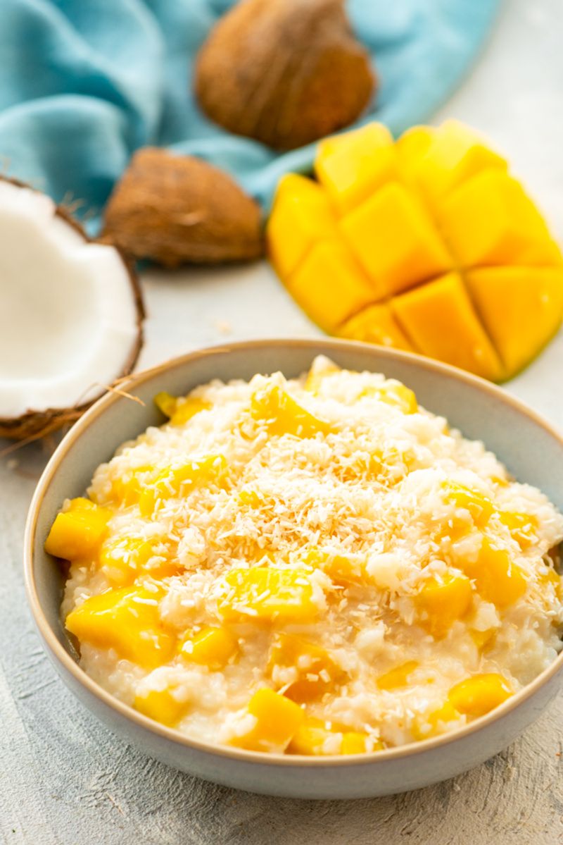 Mango Coconut Rice Pudding